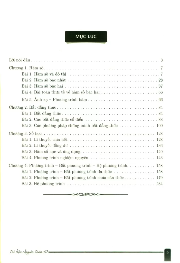 TÀI LIỆU CHUYÊN TOÁN 10 - QUYỂN 1: ĐẠI SỐ VÀ GIẢI TÍCH (Có lời giải, hướng dẫn , đáp án)